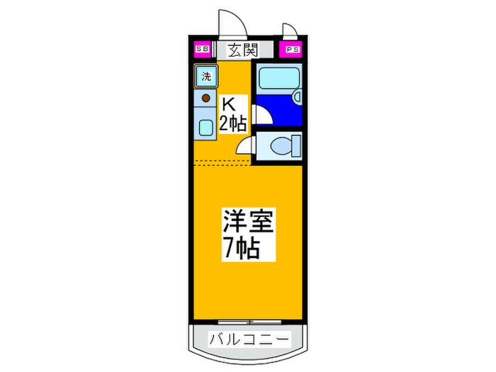 間取り図 サニーヒルズ永山園