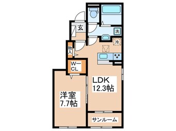 間取図 クルールD