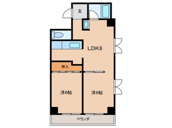 間取図 セントポーリア太秦Ⅱ