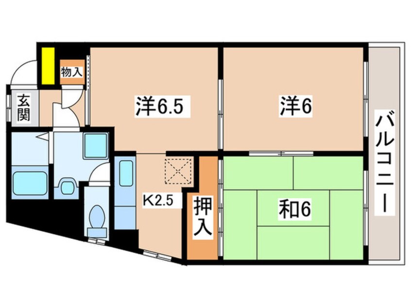 間取図 セントポーリア太秦Ⅱ