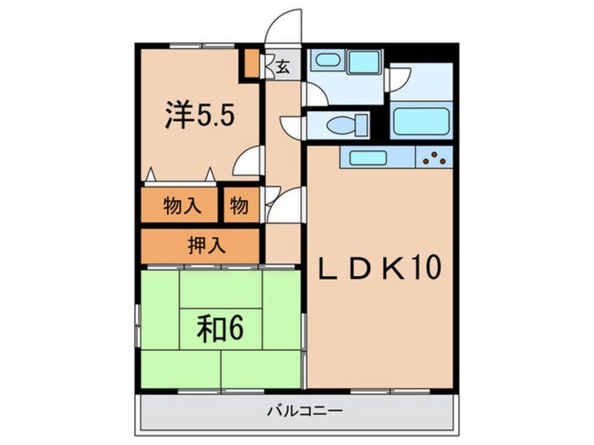 間取図 オークヴィラ