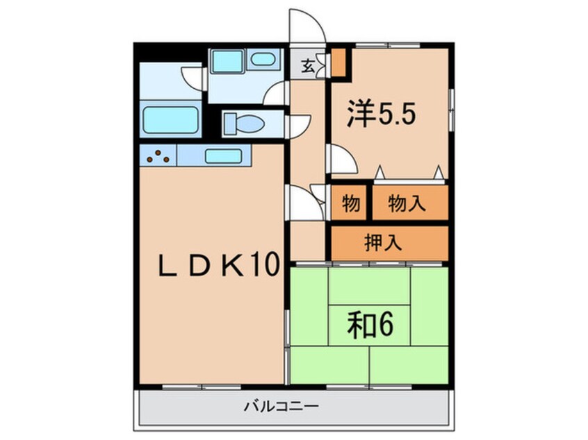 間取図 オークヴィラ