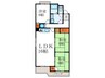 サピエンスコ－ト御所北 3LDKの間取り