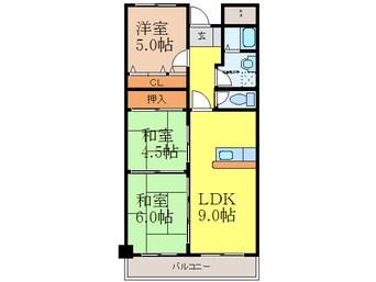 間取図 アスティオン江坂