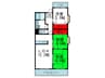 アスティオン江坂 3LDKの間取り