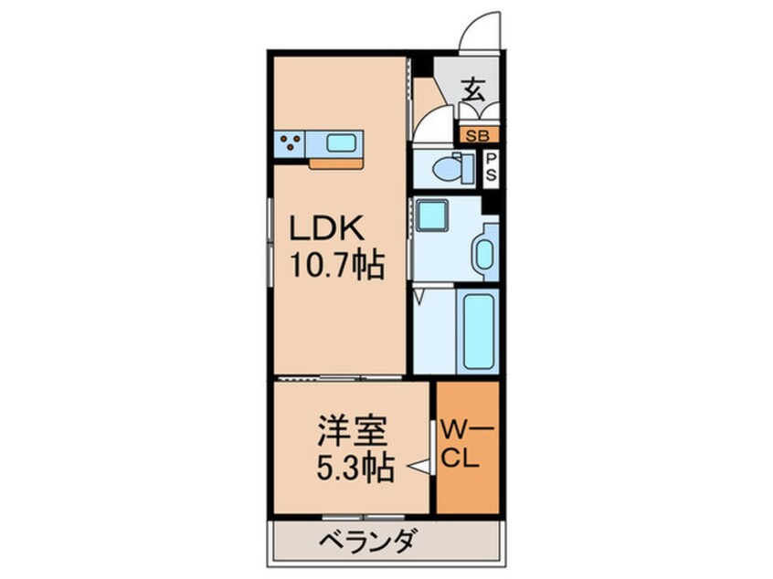 間取図 WEST GARDEN HILLS