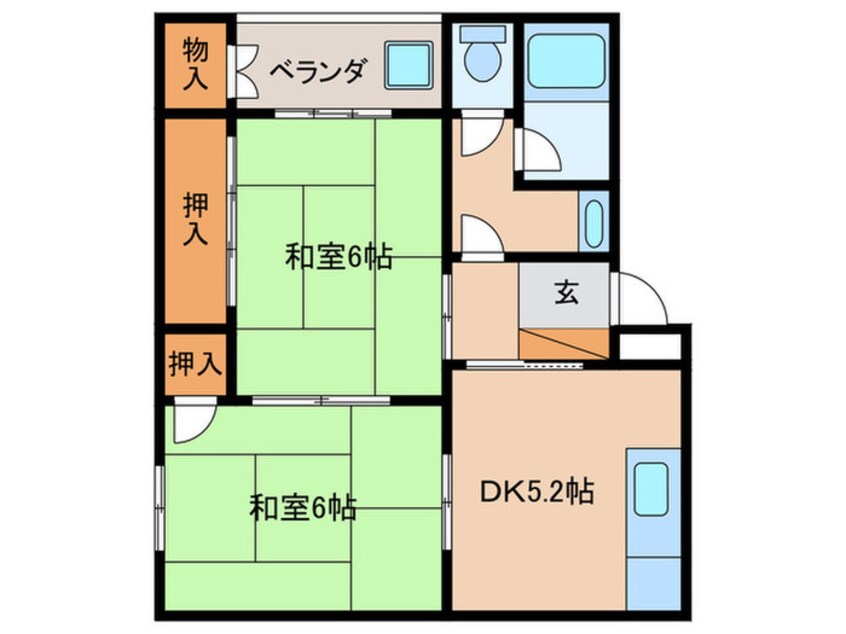 間取図 マンションかどわき