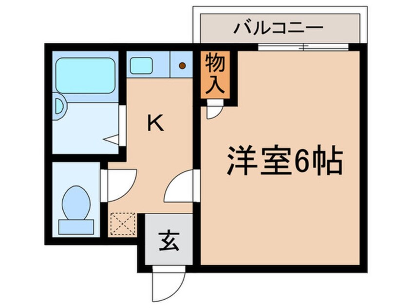 間取図 ﾌﾟﾗｻﾞﾀﾞｲｴ-瀬田