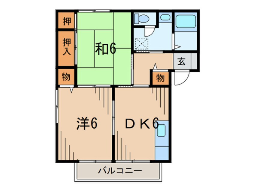 間取図 アビタシオン池尻