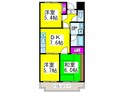 オリーブ阪南の間取図