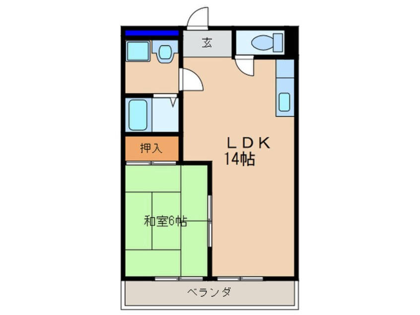 間取図 バグース1
