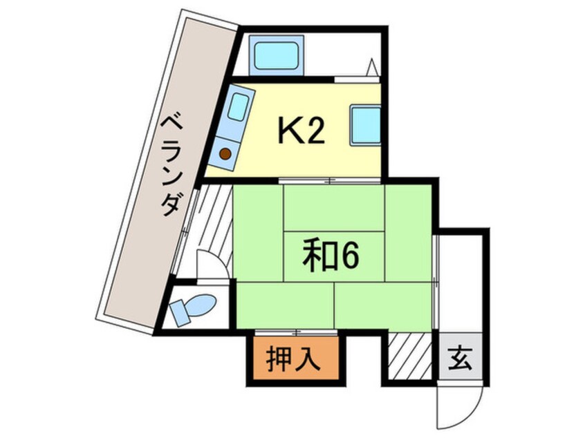 間取図 芦屋川マンション