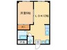 芦屋川マンション 1LDKの間取り