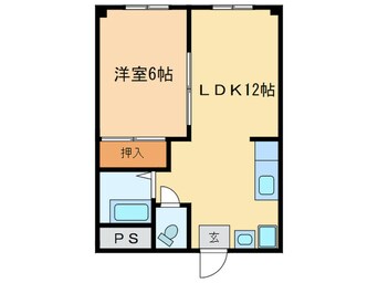 間取図 芦屋川マンション