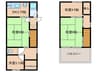 バーンズ巴貸家 4DKの間取り