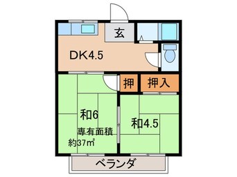 間取図 ヒカリハイツ