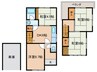 木幡南山戸建 4DKの間取り