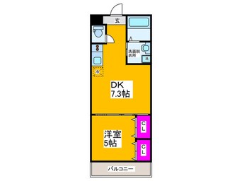 間取図 Ｒｅｇｉｎａ．Ⅰ　７番館