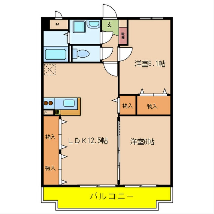 間取図 サンボナール・コート
