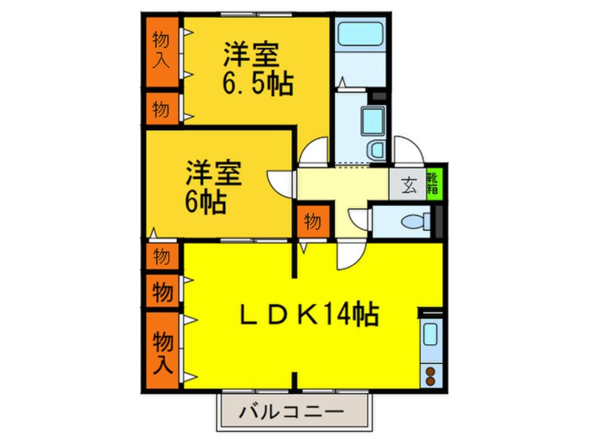 間取図 Ｍｓクレアール