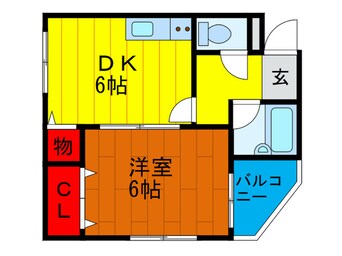 間取図 ジョイフル金田