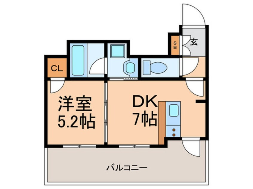 間取図 パークビュー王子公園駅前