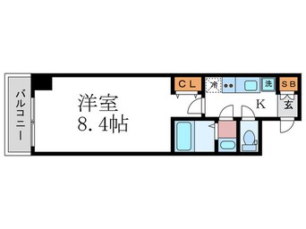 間取図 ウインドベル二条駅