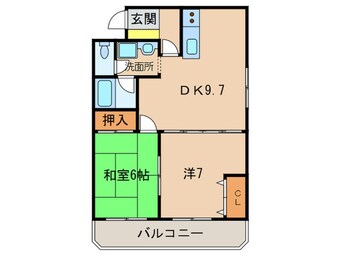 間取図 プリマベ－ラ浜甲子園