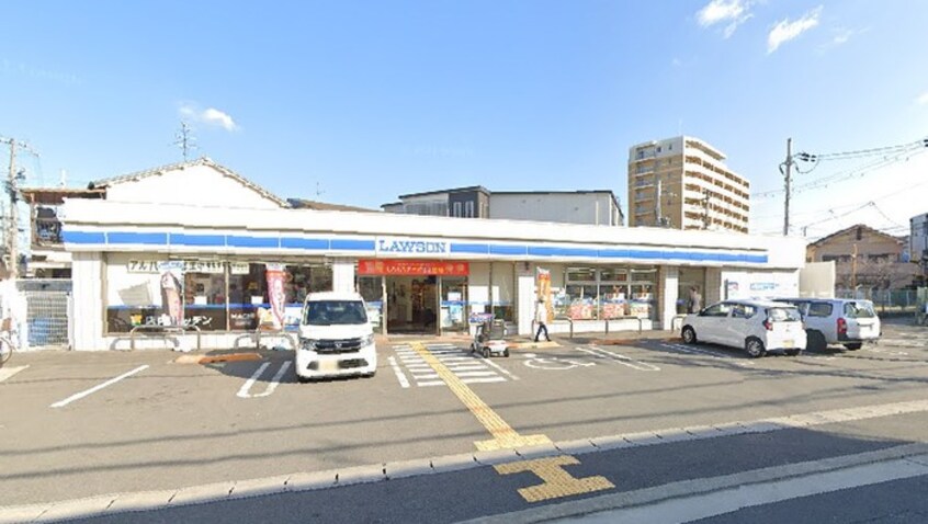 ローソン門真浜町店(コンビニ)まで501m 石原町貸家