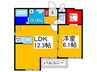 仮）堺市東区高松共同住宅 1LDKの間取り