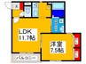 仮）堺市東区高松共同住宅 1LDKの間取り