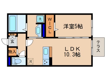 間取図 シャルマン　トリシティ