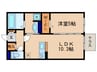 シャルマン　トリシティ 1LDKの間取り