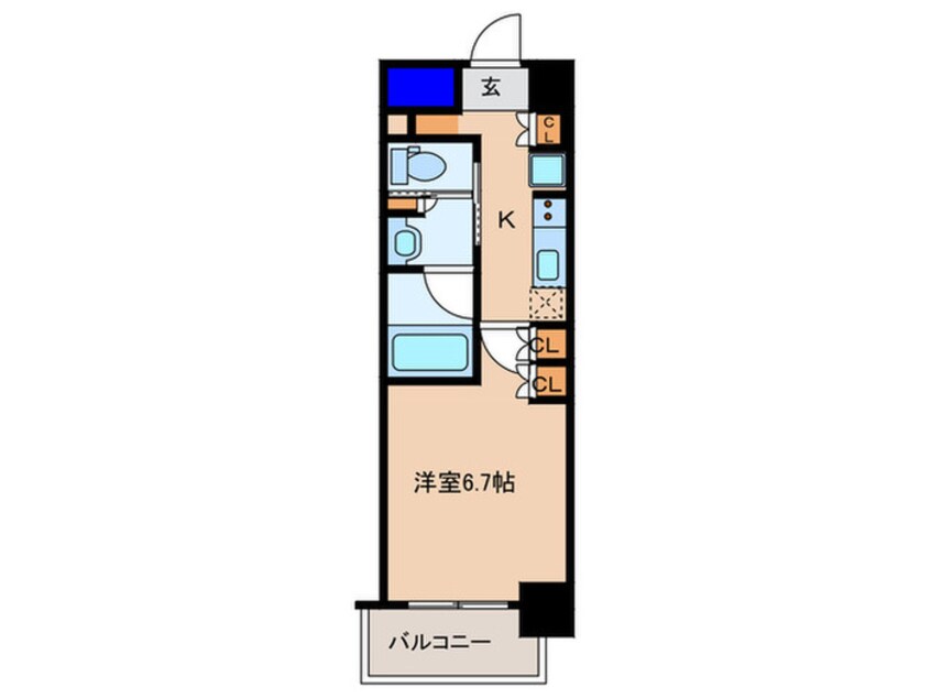 間取図 ザ・パークハビオ同心