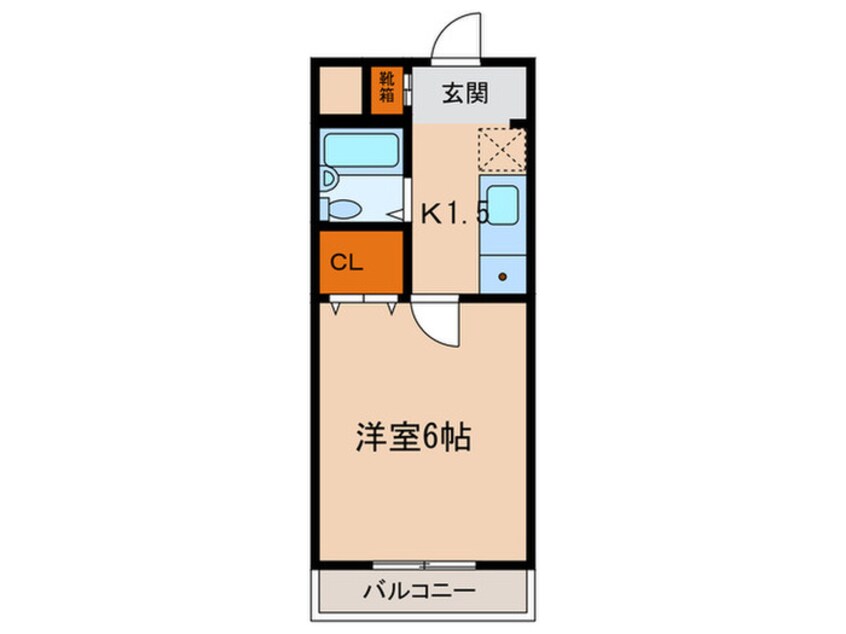 間取図 サクセス本多聞