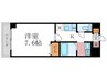 ZEST32 1Kの間取り