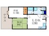 ベルデ神光院 2LDKの間取り