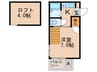 アトレ堺町 1Kの間取り