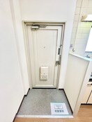 玄関 ポインセチア