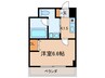 カルムイン天神橋 1Kの間取り