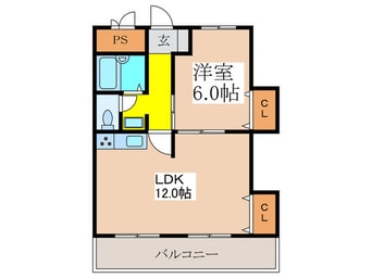 間取図 ステ－ションコ－ポ茨木