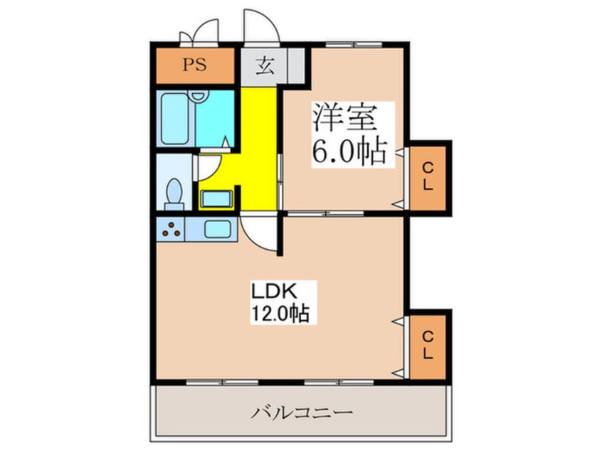 間取図 ステ－ションコ－ポ茨木