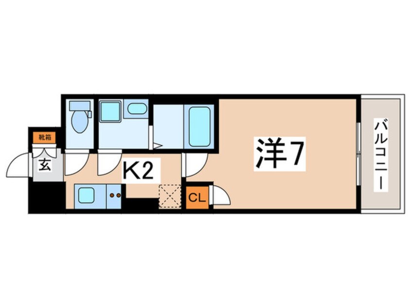 間取図 グランカーサ天王寺ＥＡＳＴ