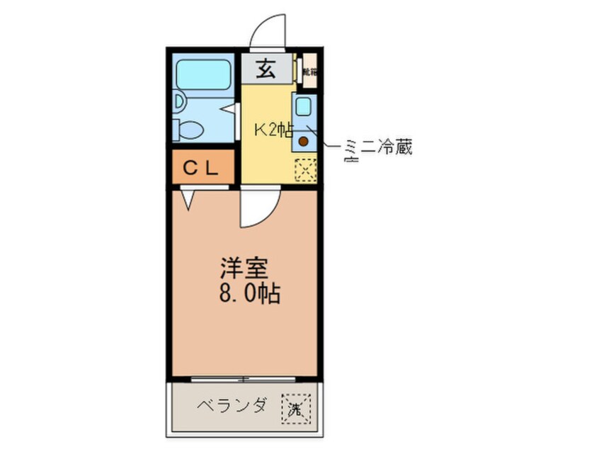 間取図 コ－ジィコ－ト瀬川Ⅰ