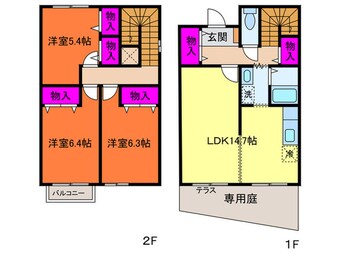 間取図 シェルタウンＤ棟