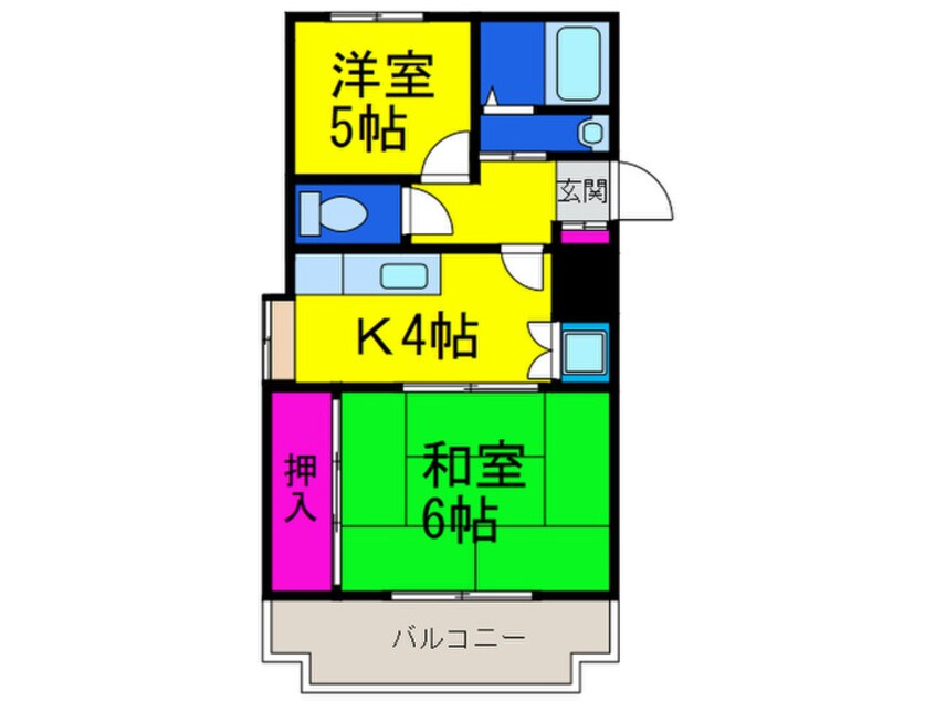 間取図 ドミ－ル樋口