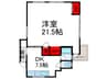 ペディコート宝塚平井山荘 1DKの間取り