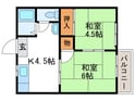 谷ヶ辻ハイツの間取図