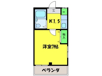 間取図 ﾚｼﾞﾃﾞﾝｽ・ﾃﾞｭ・ｾﾘﾊﾞ・ｾﾚｽﾄゥ