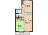 パルファン８７ 2LDKの間取り